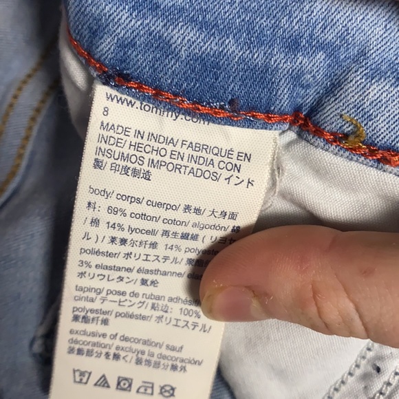 Red striped Tommy jeans - Picture 7 of 7